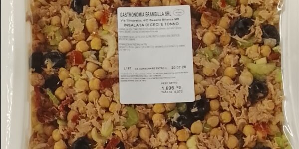 Insalata con ceci e tonno 300g - Brambilla