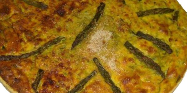 Torta salata di Asparagi, prosciutto cotto e Brie - Valdigne