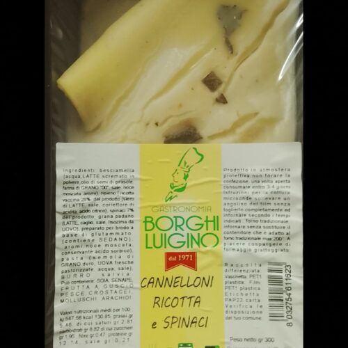 Cannelloni alla ricotta 300g - Borghi