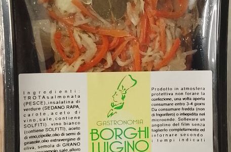 Filetto di trota in carpione 280g - Borghi